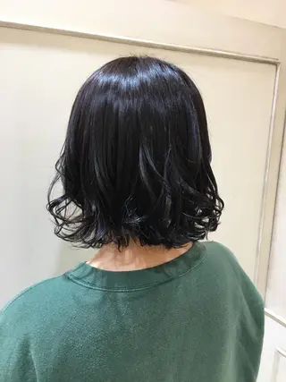 ミディアム カラー 吉原 雪乃のヘアスタイル