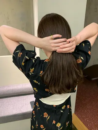 ロング カラー yupi🐈‍⬛ レイヤー/パーマのヘアスタイル