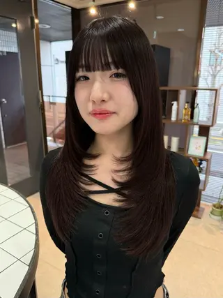 ロング 宮嶋 蓮のヘアスタイル