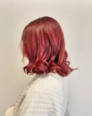 カラー 透明感カラー🦋艶髪 イヴカ💙のヘアスタイル