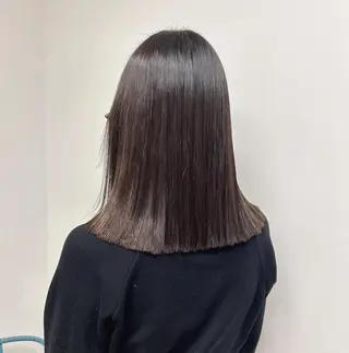 ミディアム カラー 伶風/ボブ/ ヘーゼルベージュのヘアスタイル