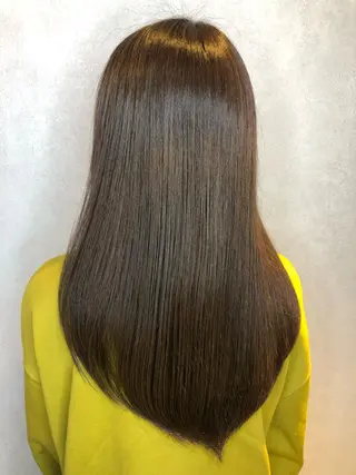 ロング 韓国風/オシャレ /縮毛矯正/滝口琴未のヘアスタイル