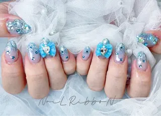 ネイル ネイルリボン 笠井のネイルデザイン