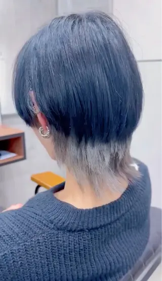 カラー メンズ 遠藤 千陽のヘアスタイル