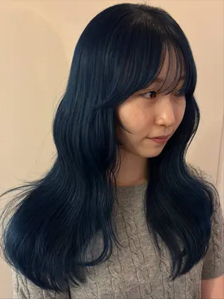 ロング カラー GO TO DAY SHAIRE SALON SHIBUYA SOL所属・半個室サロン 早坂僚太のヘアスタイル