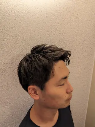 ショート ヒロ銀座所属・横須賀和也 ヒロ銀座一丁目のヘアスタイル