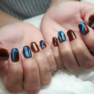 ネイル infinity skyのネイルデザイン