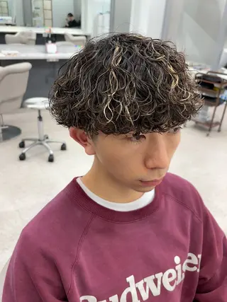 パーマ メンズ 🍐シャドウパーマ メンズ特化/守岡🍐のヘアスタイル