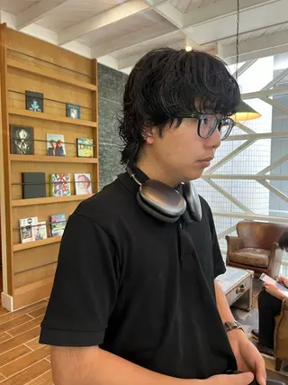 パーマ メンズ 松野 心音のヘアスタイル