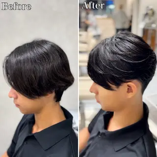 ショート パーマ メンズ 🔮メンズ縮毛矯正 毛流れパーマ💎竹永のヘアスタイル