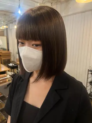 ショート カラー SALOWIN新宿三丁目frente所属・髪質改善/艶カラー MISATOのヘアスタイル