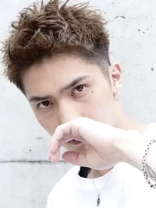 カラー メンズ fifth原宿 宮部蓮のヘアスタイル