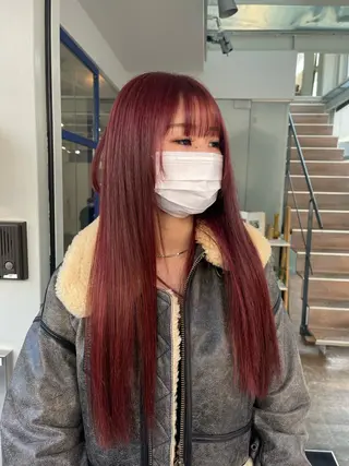 カラー ボブ/レイヤー /河内温太のヘアスタイル