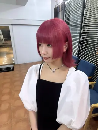 ミディアム カラー JEWIL SHIBUYAのヘアスタイル