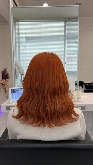 ミディアム 韓国風🫧艶カラー 💟ran💟のヘアスタイル