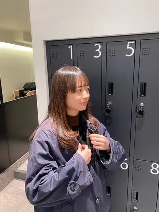 セミロング 下田 陸斗のヘアスタイル