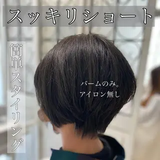 ショート カラー メンズ キッズ ✂︎ショート、ボブ、 レイヤー🩵YUMIのヘアスタイル