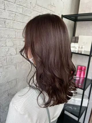 セミロング カラー エクステ＆艶カラー 🎀YURINA🎀のヘアスタイル