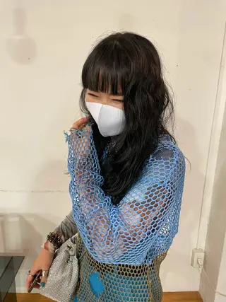 ロング パーマ 吉田一輝 外国人パーマのヘアスタイル