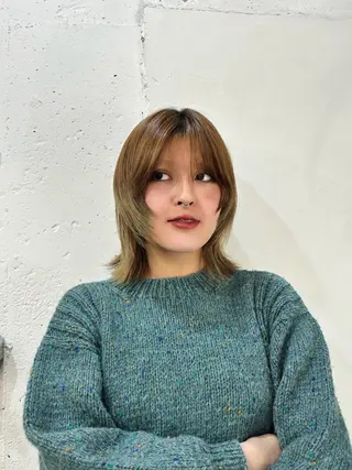 ミディアム kaze代官山 🪽kanameのヘアスタイル