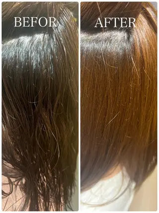 ロング 村中 逸紀のヘアスタイル