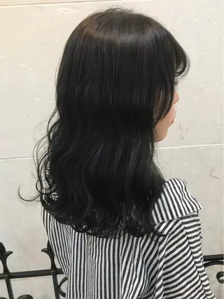 ミディアム カラー 💘カラー人気Ｎｏ. １💘SAYAのヘアスタイル