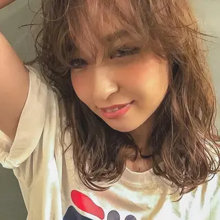 ミディアム カラー ヘアアレンジ sato shoheiのヘアスタイル