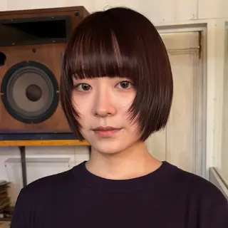 ショート カラー レイヤー/ベージュ mikuのヘアスタイル