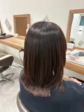 ミディアム 渡邊 玲来のヘアスタイル