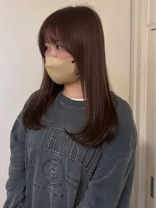 ロング カラー パーマ 大阪/梅田すぐ /パーマ落とし専門店のヘアスタイル