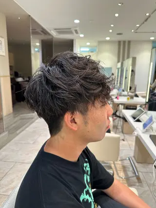 パーマ メンズ 波巻パーマ/毛流れ パーマ☘️りゅうせいのヘアスタイル