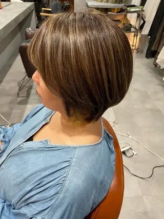 カラー 白髪ケア  BAUM まやのヘアスタイル