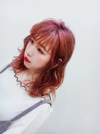 ミディアム カラー 透明感◎ / 艶髪 /  森田のヘアスタイル