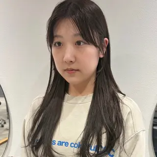 ロング カラー 🍊暖色×顔周り 🍊cocoroのヘアスタイル