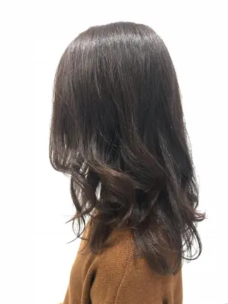 ミディアム カラー 髪質改善カラーリスト /根本雄貴のヘアスタイル