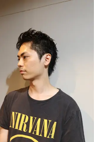 ショート 新宿無料メンズカット 松橋　風弥のヘアスタイル