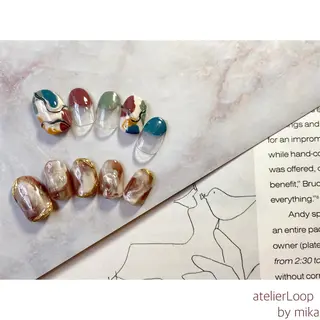 ネイル atelierLoopbyshiho所属・atelier Loop♪MIKAのネイルデザイン