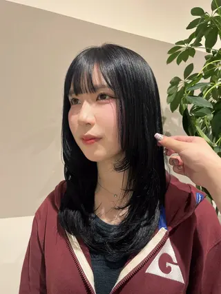 ロング カラー みう/仙台/暖色/ 艶髪/顔周りカット/のヘアスタイル