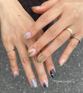 ネイル 40代からの爪に 優しい施術×自爪育成のネイルデザイン