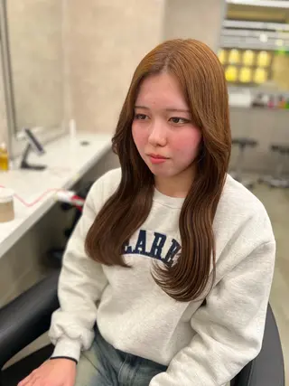 ロング カラー 韓国レイヤーカット /REIのヘアスタイル