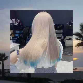 セミロング カラー パーマ ヘアアレンジ メンズ キッズ ネイル マツエク・マツパ アイブロウ ハイトーンNo.1 👩🏼NaGiSaのヘアスタイル