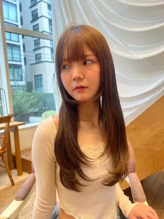 ロング 望月威吹/表参道/レ イヤー/似合わせのヘアスタイル