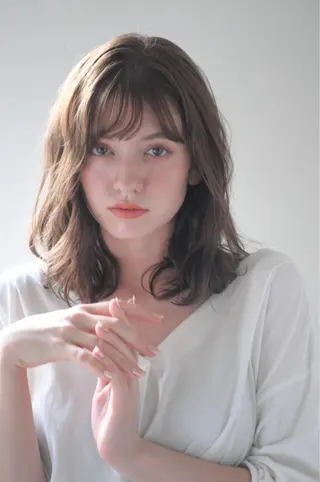 ミディアム パーマ 千 田のヘアスタイル