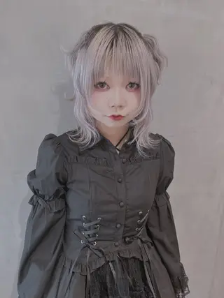 ミディアム ヘアアレンジ 顔まわり/暖色 可愛い特化🎀ゆうなのヘアスタイル