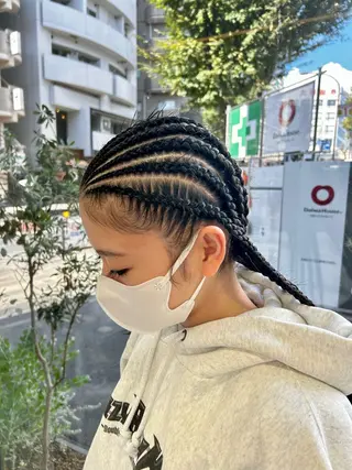 ロング ヘアアレンジ airi🌺カラー /特殊ヘア⛓️🖤のヘアスタイル