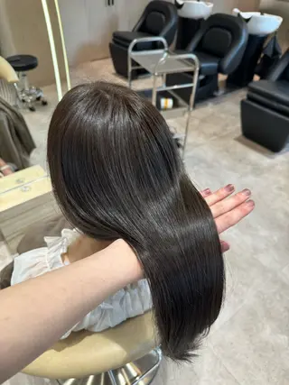ミディアム カラー ✨髪質改善 縮毛矯正 艶髪 立川 コウキ✨のヘアスタイル