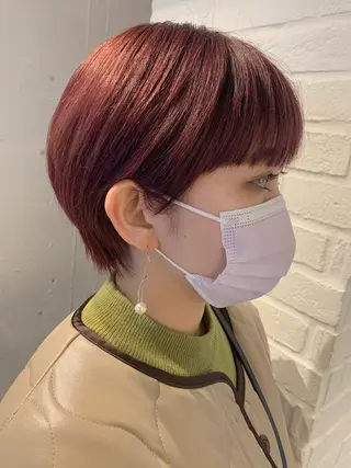 ショート カラー Fuuu《フゥ》所属・シノザキ シンゴのヘアスタイル