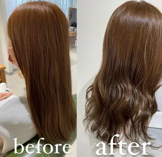 セミロング カラー eins.hair所属・過去一の柔髪ヘア 🌿einshairのヘアスタイル