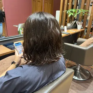 ミディアム 黒川 結希のヘアスタイル