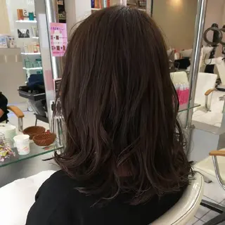 セミロング カラー 生田 博紀のヘアスタイル